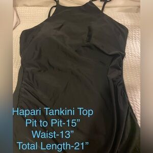 Hapari Black Tankini Top - Black